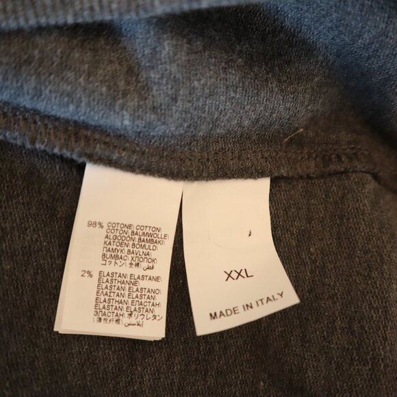 Brunello Cucinelli Monili Sweatshirt Gray Drop Shoulders Relax Cotton Size XXL - Picture 9 of 9